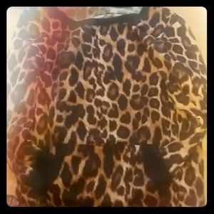 A timings XL cheetah pattern sweater